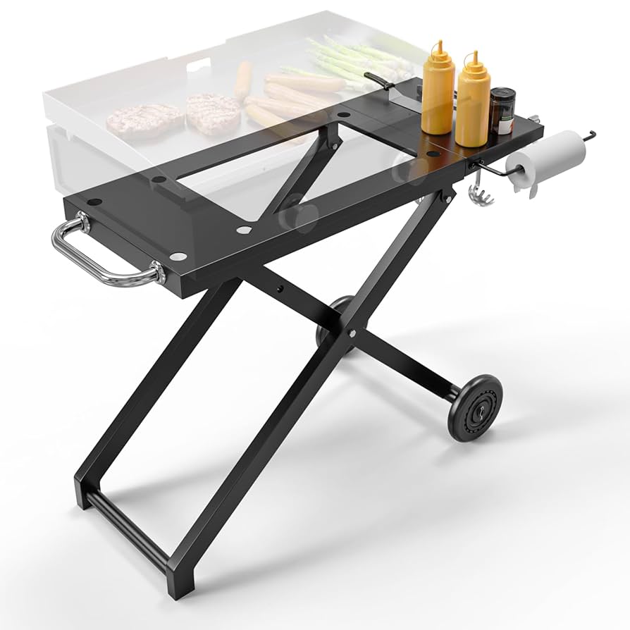 YS Amazon.com : BBQ-PLUS Collapsible Grill Stand for Blackstone